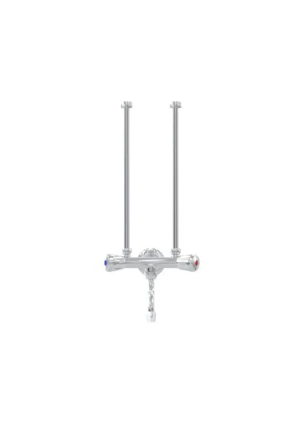 STIEBEL ELTRON Zweigr.-Wandarmatur VL-G Metall, Chrom-Oberfläche, 205617